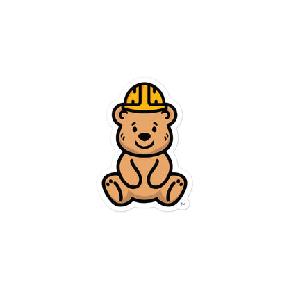 Tee Bear 3 × 3-inch kiss-cut sticker by By Tee, front view