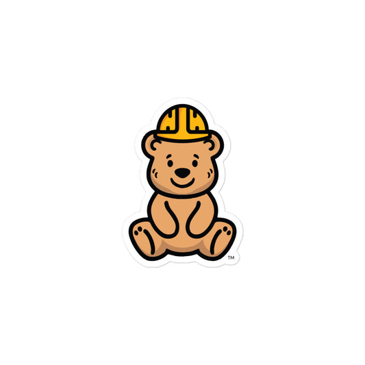 Tee Bear 3 × 3-inch kiss-cut sticker by By Tee, front view
