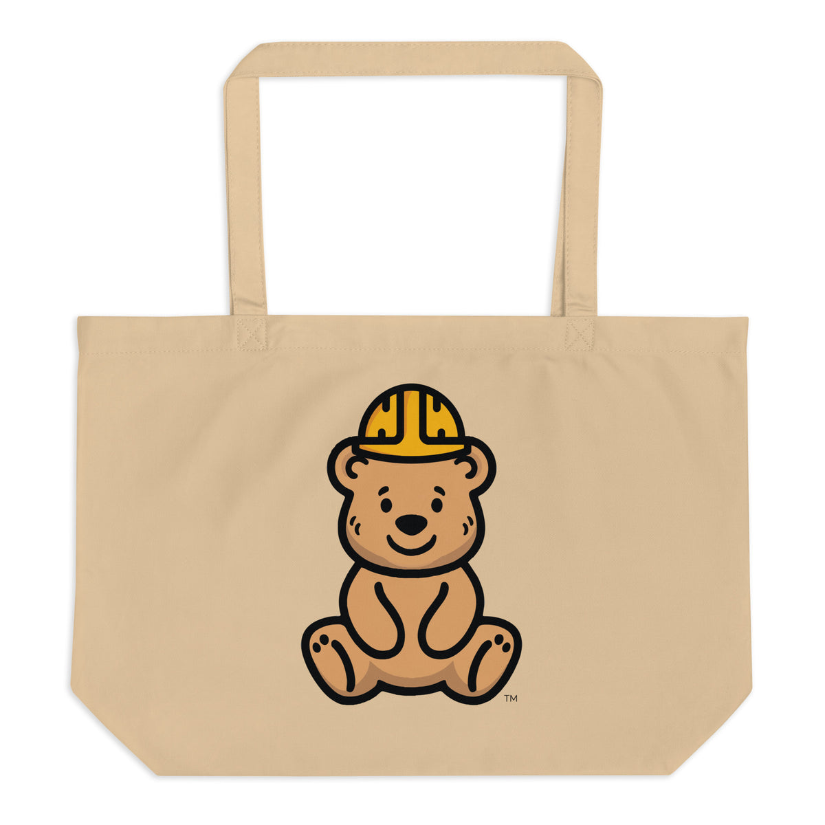 Tee Bear Tote — Oyster by By Tee, front view