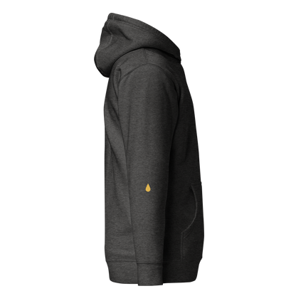 Making Room Rose & Sun Graphic Hoodie — Charcoal Heather — right-side view